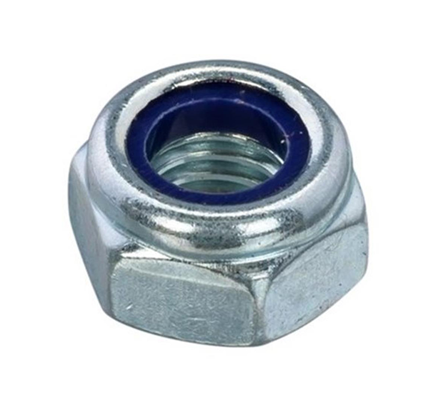 Hoenderdaal Fasteners - Contratuercas - M12 - DIN985 - Zincadas (200 piezas)
