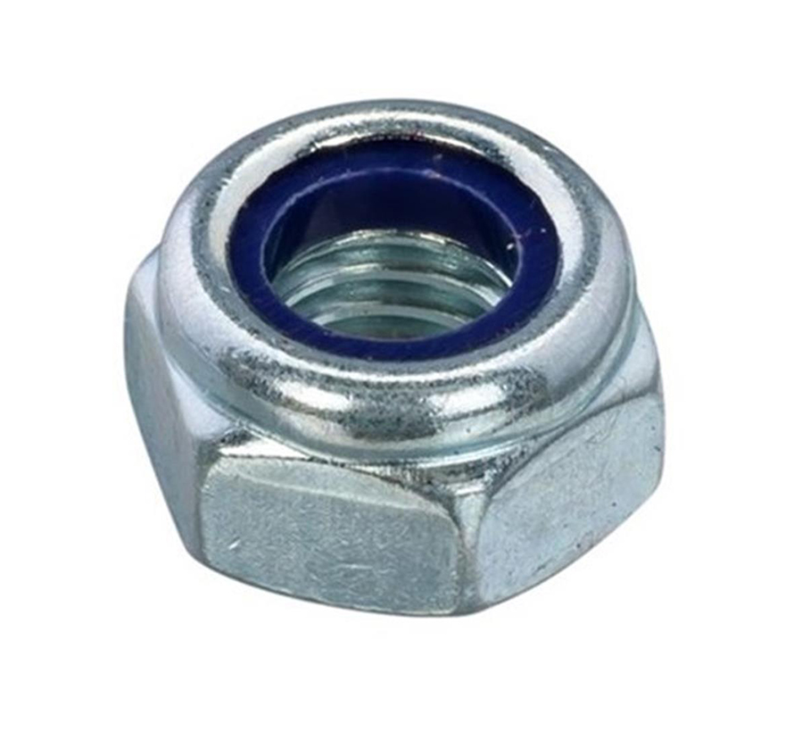 Hoenderdaal Fasteners - Contratuercas - M8 - DIN985 - Zincadas (250 piezas)