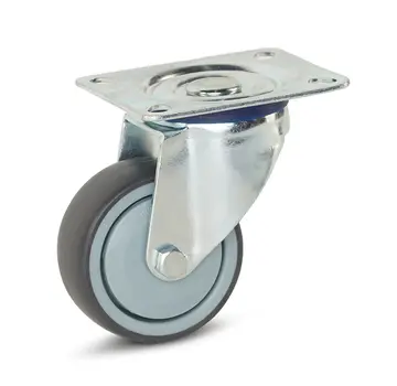 MESO Rueda para equipo con placa superior - 80mm - 80kg