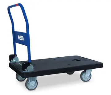 MESO Carro de plataforma plegable MESO - Carro de transporte de 300 kg de capacidad de carga
