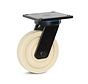 Rueda giratoria de nylon extra resistente con placa superior - 200mm - 1.300kg