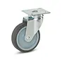 Rueda para muebles con placa superior - 100mm - 90kg