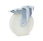 Rueda giratoria de nylon con freno y agujero central - 200mm - 400kg