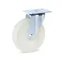 Rueda giratoria de nylon con placa superior - 200mm - 400kg