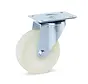 Rueda giratoria de nylon con placa superior - 150mm - 350kg