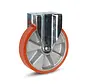 Rueda fija PU alta resistencia - 250mm - 800kg
