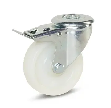 MESO Rueda giratoria de nylon con freno 100 mm -200 kg