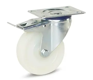 MESO Rueda giratoria de nylon con freno 100 mm -200 kg
