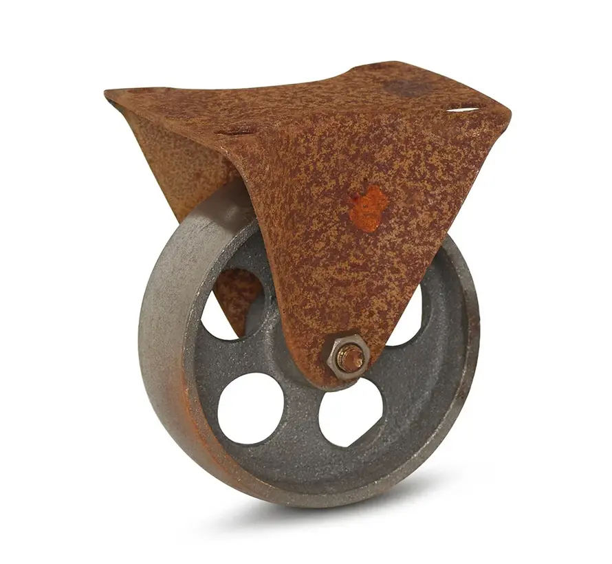 Rueda de timón Vintage Retro Design - Hierro fundido - 100mm - 90kg