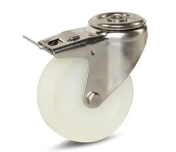 MESO Rueda giratoria de nylon con freno 100 mm -180 kg