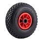 Rueda de carretilla de mano / Rueda de carretilla de mano 3.00-4  - Neumático Rojo/Negro
