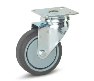MESO Rueda giratoria con placa superior - 75mm - 70kg