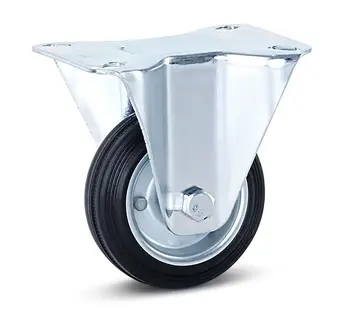 MESO Rueda fija de caucho inodoro - 80mm - 80kg