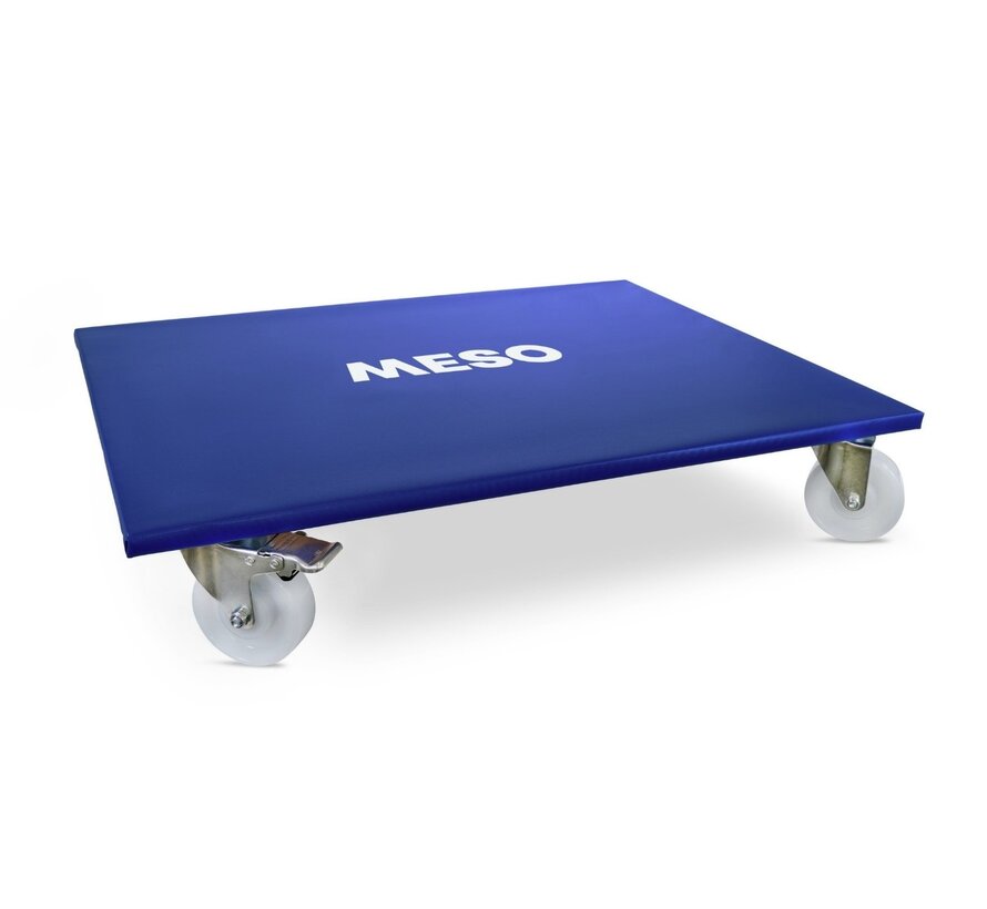 Rodillo para muebles 2 x frenado - Rueda de nylon - 800mm x 600mm - 400kg
