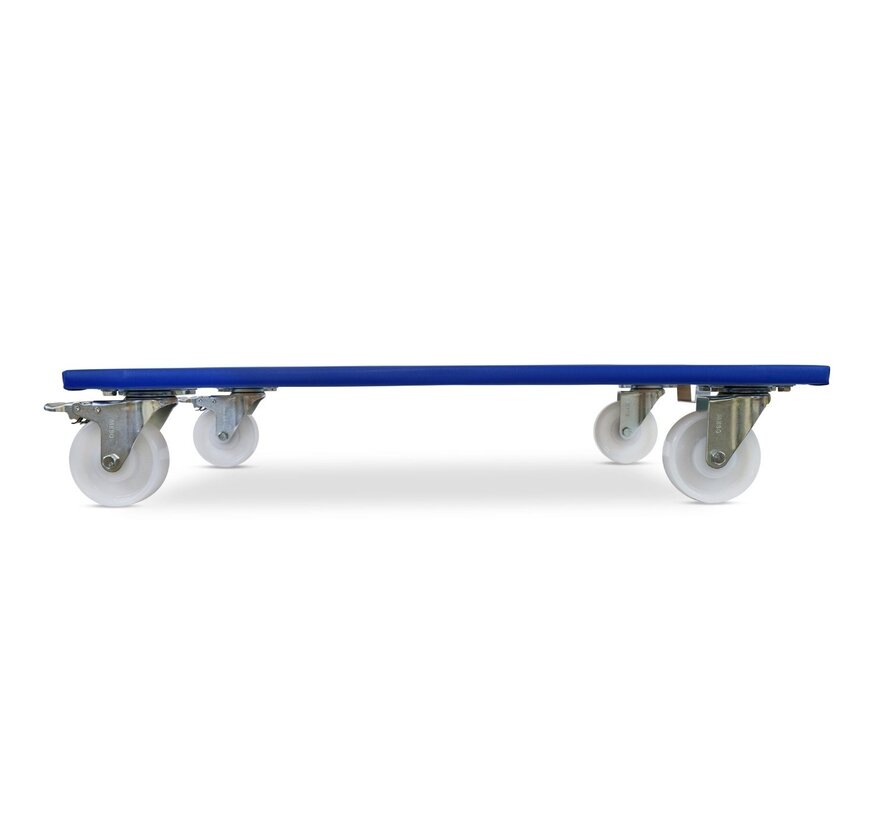 Rodillo para muebles 2 x frenado - Rueda de nylon - 800mm x 600mm - 400kg