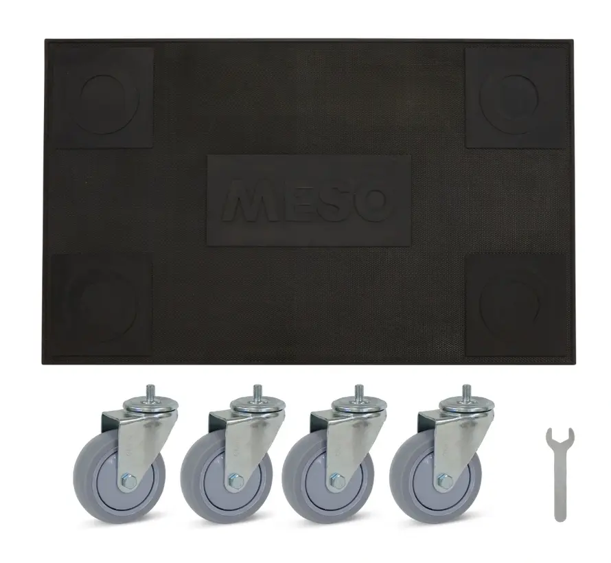 Rodillo para muebles - Rueda de goma - 580mm x 350mm - 350kg