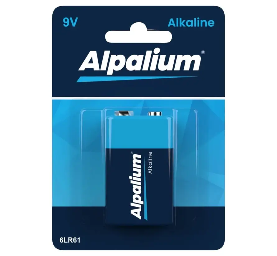 Pila alcalina bloque 9V - 6LF22 - 9V (1 pieza)