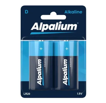 Pila alcalina D - LR20 - 1,5V (2 unidades)