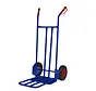 Trolley azul - incl. válvula - Max 200 kg - Neumático Rojo/Negro