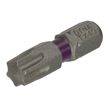 Dynaplus Dynaplus - Punta per vite 25MM - TX-40 Viola (10 pezzi)