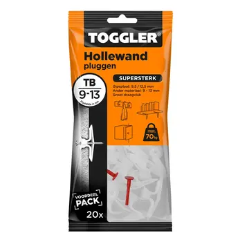 Toggler Toggler - Tassello a parete cavo - TB (20 pezzi)