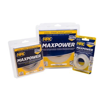 HPX HPX - Nastro di fissaggio trasparente Max Power - 19 mm x 5 m