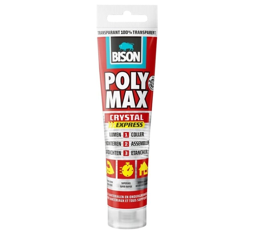 Bison - Poly Max Crystal Express - Trasparente - 115g