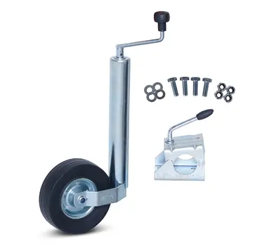 MESO Set completo di rotelle - Corpo rotella in metallo - 60 mm - Rotella - Morsetto - Elementi di fissaggio