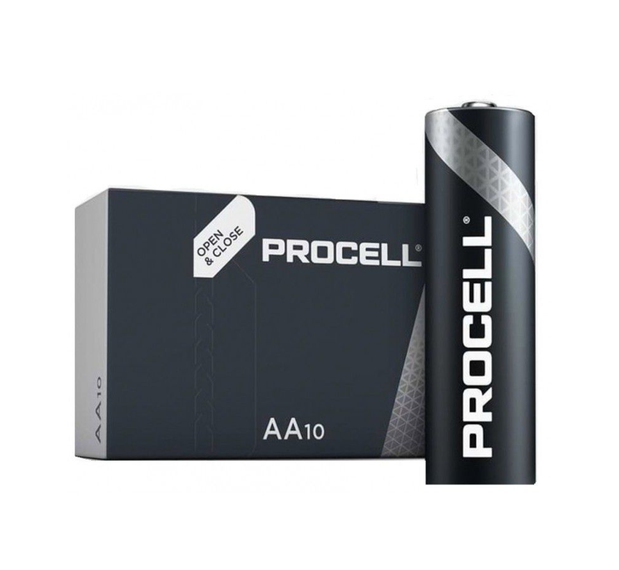 Batteria Duracell-Procell AA - 10 pezzi