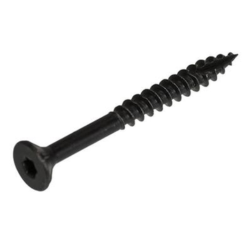 Blackline - Viti per pannelli truciolari - Torx 20 Testa piatta - 5,0 x 40 mm - Filettatura parziale - Nero (50 pezzi)