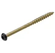 Dynaplus Dynaplus - Viti per frontoni e per impalcati - Torx 20 - 4,5 x 80 mm - AR-Bronzo - Testa nera - CK (200 pezzi)