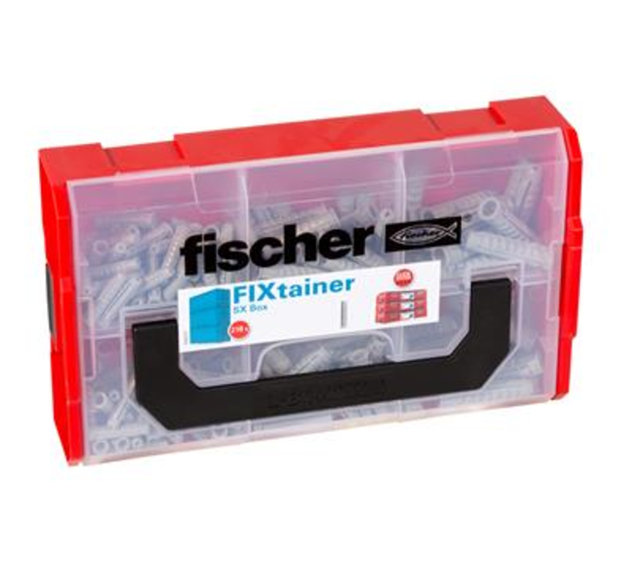Fischer - FIXtainer - SX Plus - Tasselli in nylon - 210 pezzi