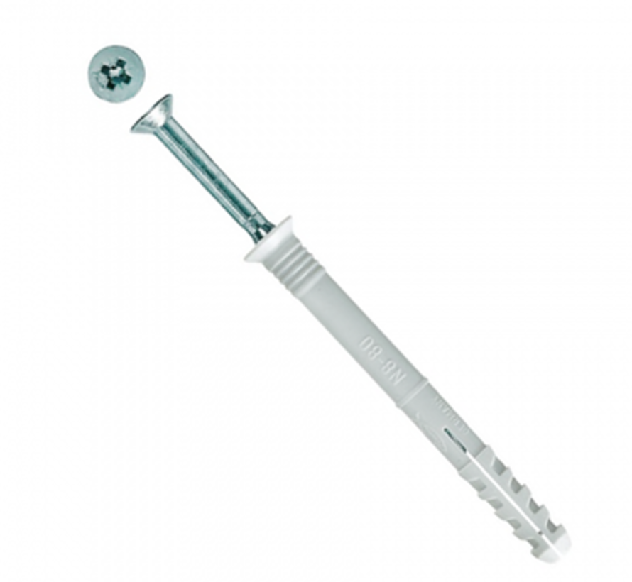 Fischer - N-S - Spine per chiodi/spine per chip - 5 x 40 mm (100 pezzi)