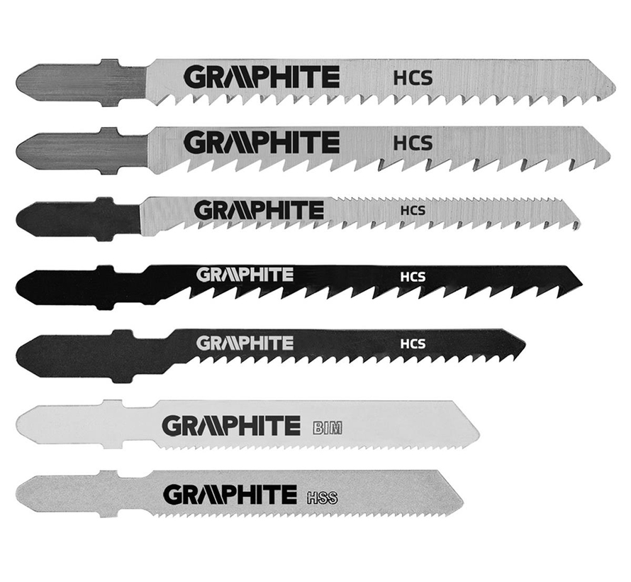 Graphite - Set di lame per seghetto alternativo - 10 pezzi