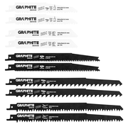GRAPHITE Graphite - Set di lame per seghe alternative - 10 pezzi