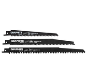 GRAPHITE Graphite - Set di lame per sega circolare - Per legno (3 pezzi)