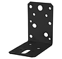 Ancoraggio angolare - Piatto - 90x90x60x2,5 - Nero