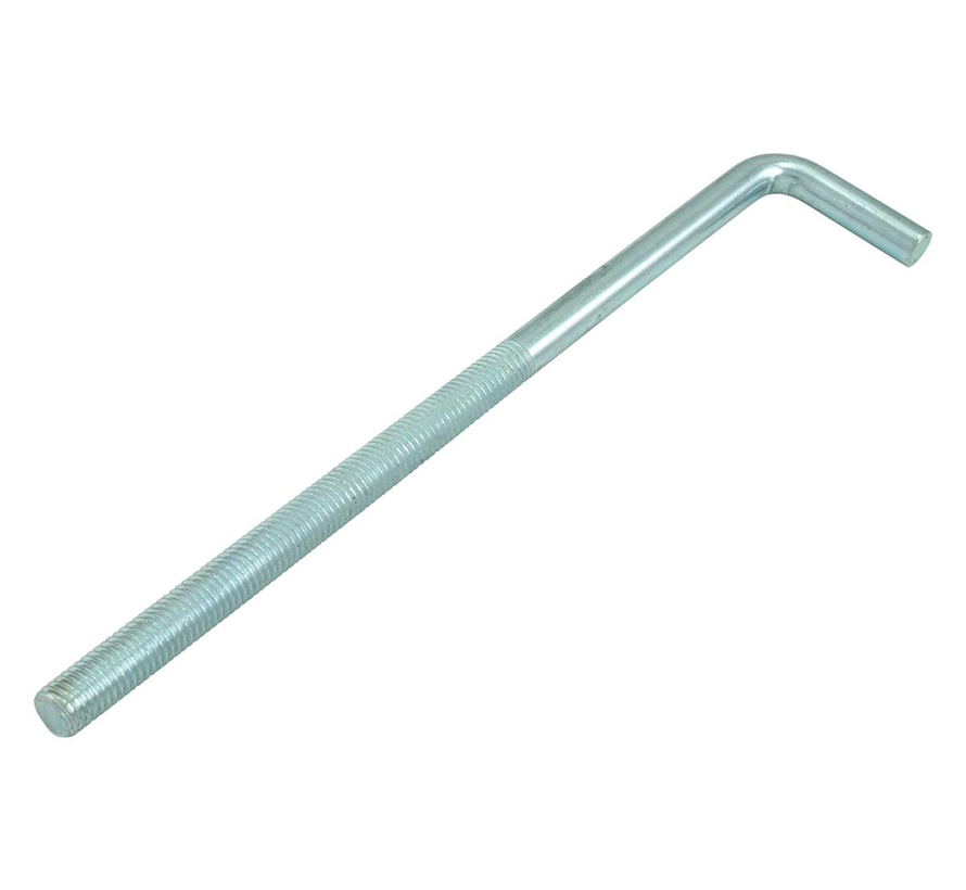 Ancoraggio per piastra a parete - M12 - 250 x 50 mm - zincato