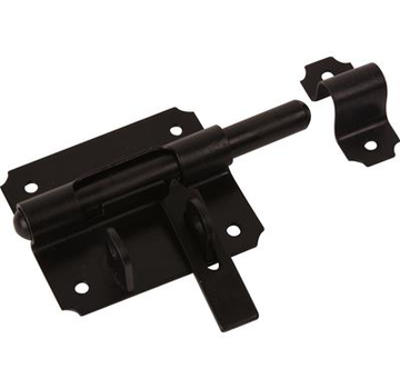 Bullone per lucchetto - 80 x 70 mm - Nero (1 pezzo)