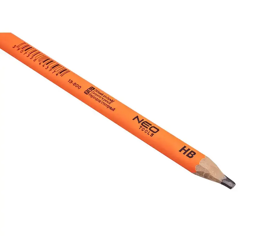 Neo - HB - Matita da carpentiere - Arancione