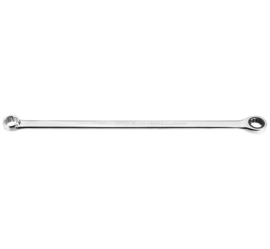 Neo - Chiave a cricchetto per anelli - 17 mm Molto lunga