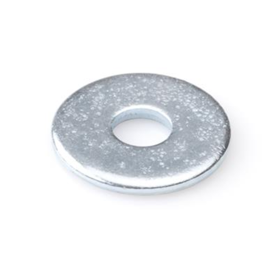 Proftec - Rondelle per corpo - DIN9021 - M6 - Zincate (100 pezzi)