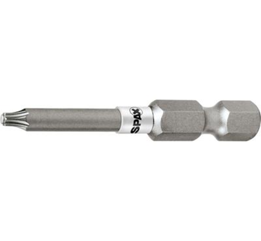 Spax - Punte per viti T-Star - Lunghe 50 mm - T10 - Acciaio inossidabile (5 pezzi)