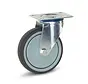 Ruota girevole per attrezzature con piastra superiore - 125 mm - 130 kg