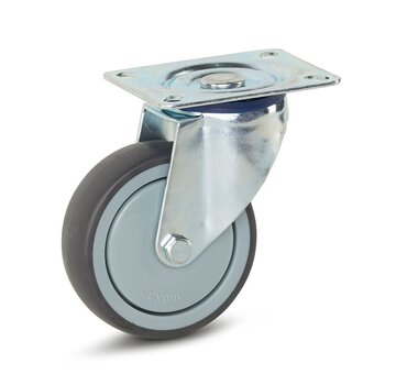 MESO Rotelle per attrezzature con piastra superiore - 100mm - 110kg