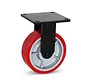 Ruota fissa extra pesante in PU - 200 mm - 1400 kg
