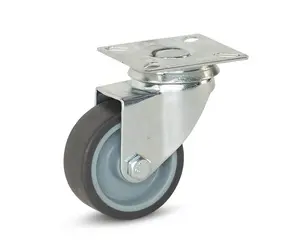 8 Ruote Per Mobili Con Freno - Diametro 25mm, Bullone M6x15mm, Portata 40kg