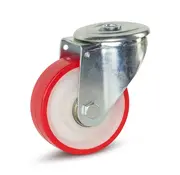 MESO Ruota girevole in PU con foro centrale - 125mm - 270kg