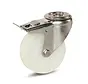 Ruota girevole Nylon con freno 100 mm - NY6-100G