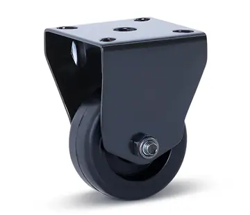 MESO Ruota fissa per mobili nera - 50mm - 40kg